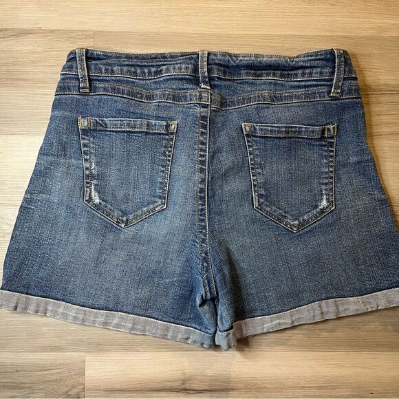 21 Denim Distressed Jean Shorts - Picture 2 of 5